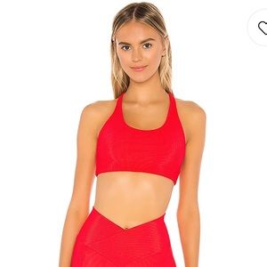 Beach Riot Rocky Bra - Red